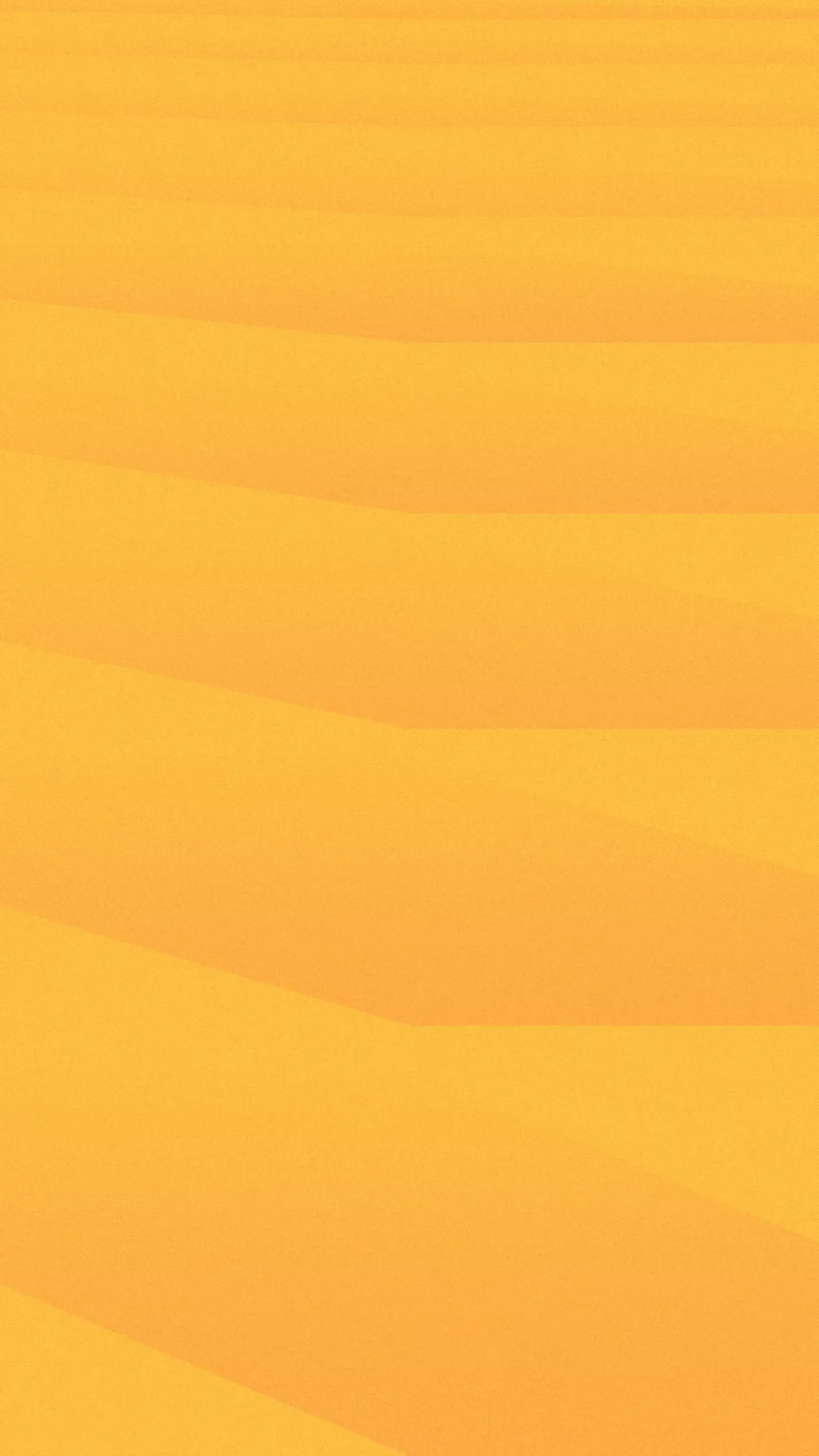 Yellow-orange background with subtle diagonal bands of slightly varying tones.